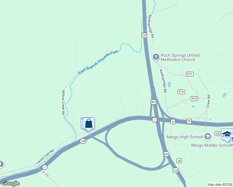 map of restaurants, bars, coffee shops, grocery stores, and more near 41530 Foxhill Road in Pomeroy