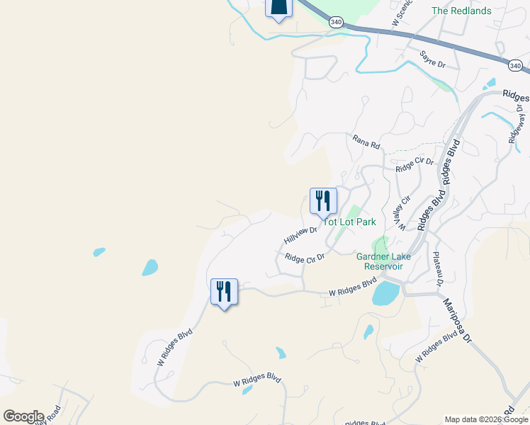 map of restaurants, bars, coffee shops, grocery stores, and more near 377 High Desert Road in Grand Junction
