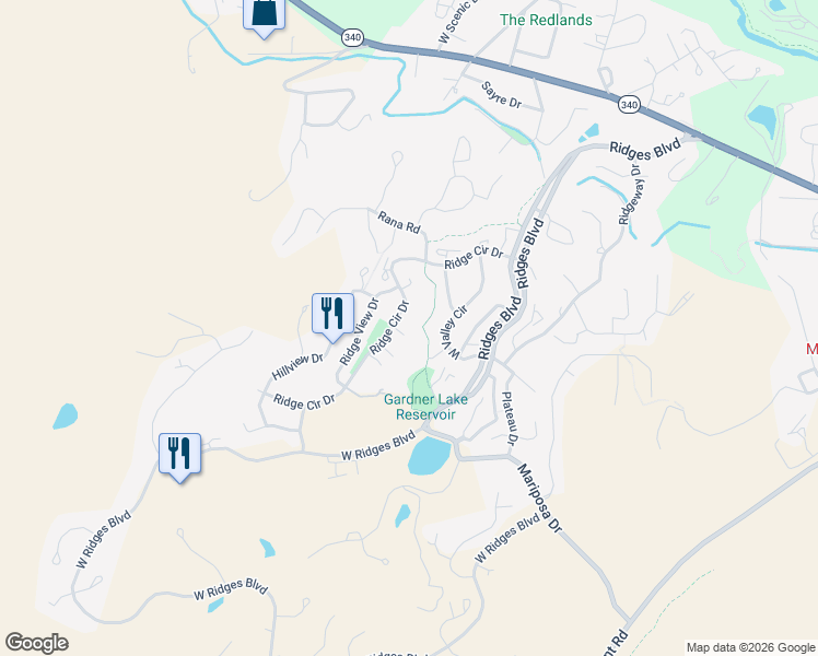 map of restaurants, bars, coffee shops, grocery stores, and more near 378 Soapweed Court in Grand Junction
