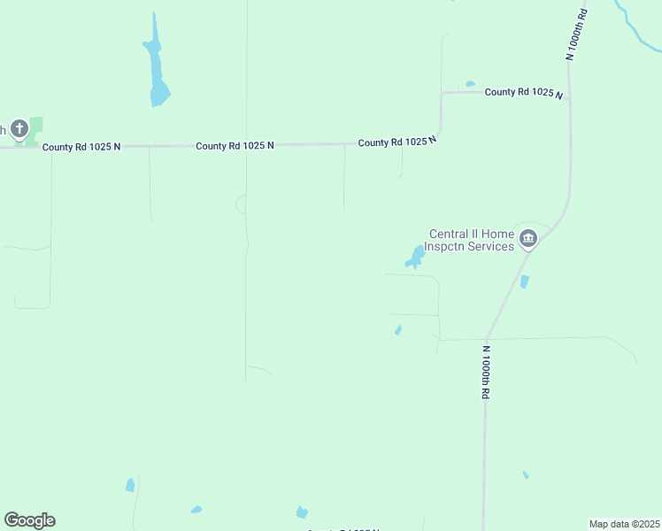 map of restaurants, bars, coffee shops, grocery stores, and more near 9470 County Road 975 North in Effingham