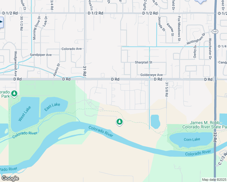 map of restaurants, bars, coffee shops, grocery stores, and more near 386 Dry Fork Way in Grand Junction