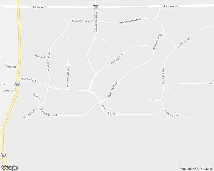 map of restaurants, bars, coffee shops, grocery stores, and more near 4810 Hidden Rock Road in Colorado Springs