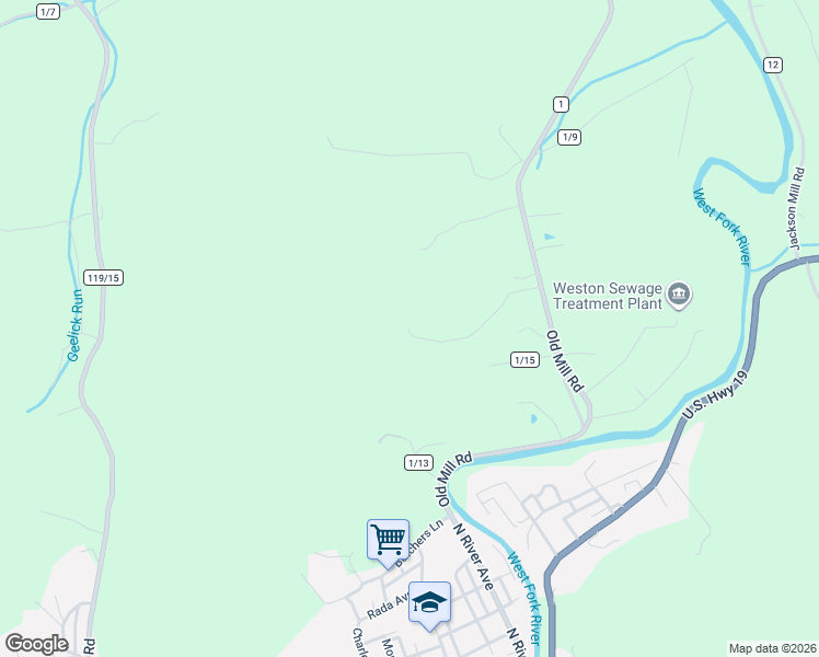 map of restaurants, bars, coffee shops, grocery stores, and more near 201 Vista Road in Weston
