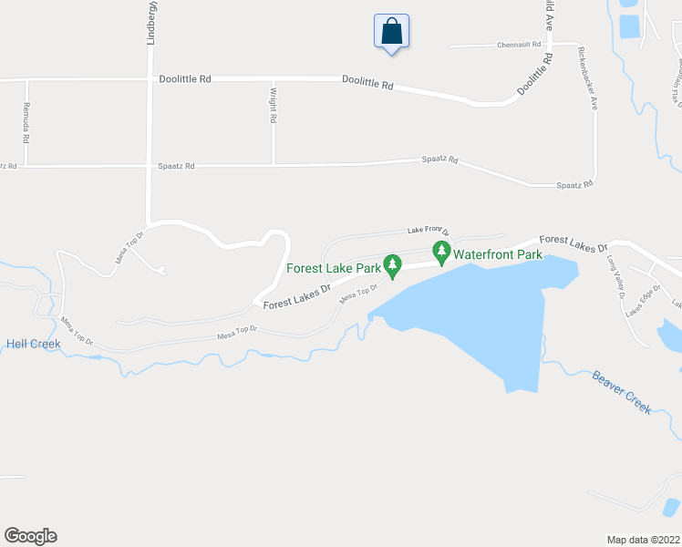 map of restaurants, bars, coffee shops, grocery stores, and more near 3283 Waterfront Drive in Monument