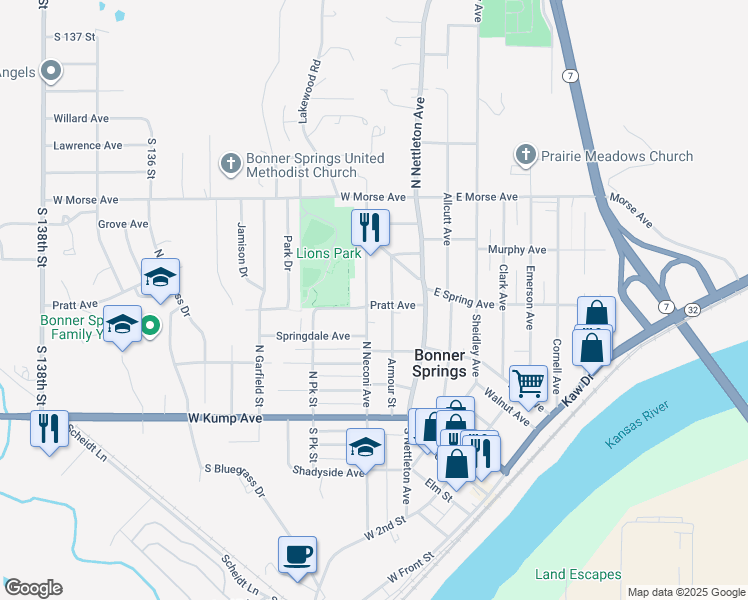 151 Pratt Avenue, Bonner Springs KS Walk Score