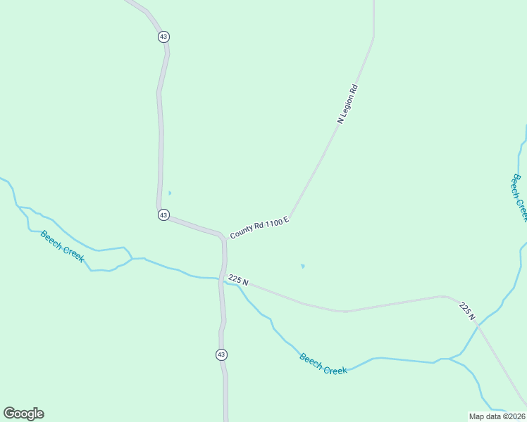 map of restaurants, bars, coffee shops, grocery stores, and more near 2825 North Legion Road in Solsberry