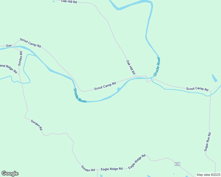 map of restaurants, bars, coffee shops, grocery stores, and more near 48201 Scout Camp Road in Long Bottom