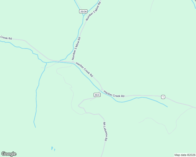 map of restaurants, bars, coffee shops, grocery stores, and more near Hacker Creek Road in Buckhannon