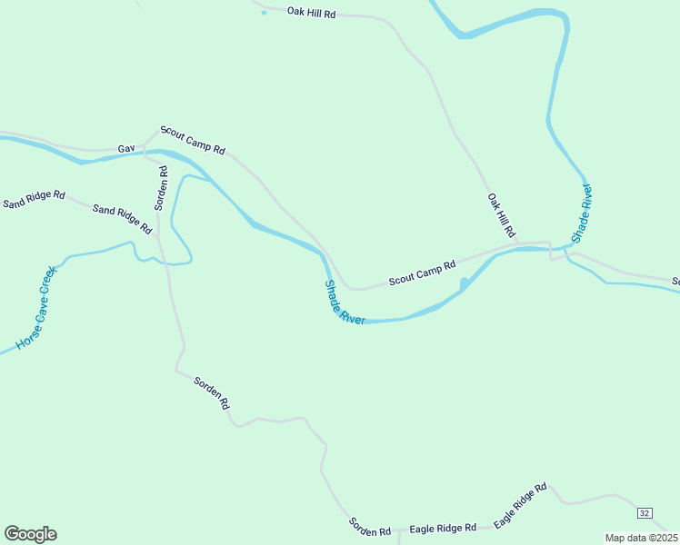 map of restaurants, bars, coffee shops, grocery stores, and more near 48201-48709 Scout Camp Road in Long Bottom