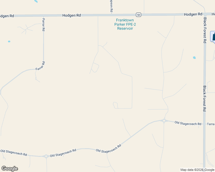 map of restaurants, bars, coffee shops, grocery stores, and more near 5975 Hodgen Road in Colorado Springs