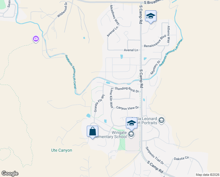 map of restaurants, bars, coffee shops, grocery stores, and more near 395 Lime Kiln Way in Grand Junction