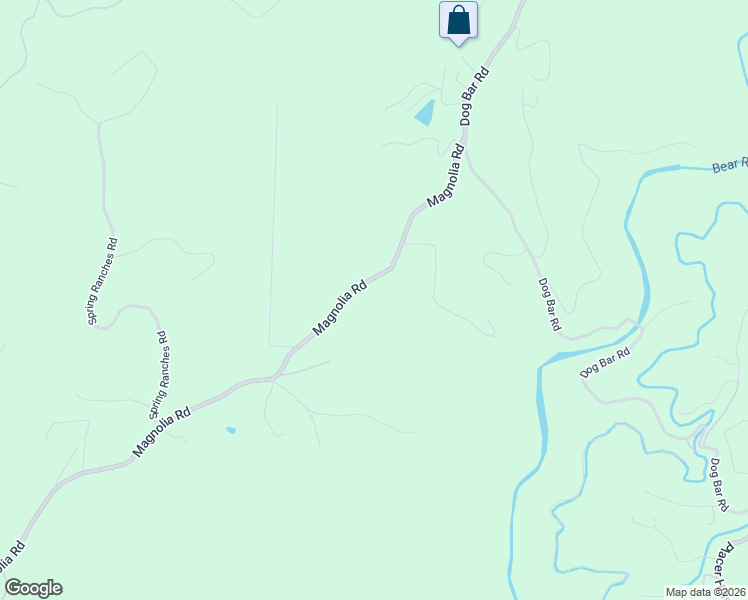 map of restaurants, bars, coffee shops, grocery stores, and more near 15201 Magnolia Road in Grass Valley