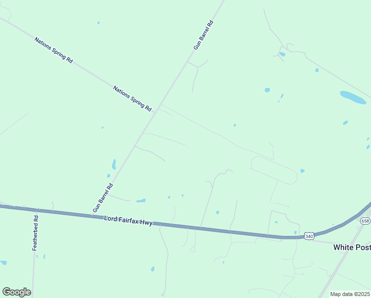 map of restaurants, bars, coffee shops, grocery stores, and more near 2263 Gun Barrel Road in White Post