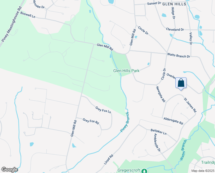 map of restaurants, bars, coffee shops, grocery stores, and more near 10405 Sandringham Court in Potomac