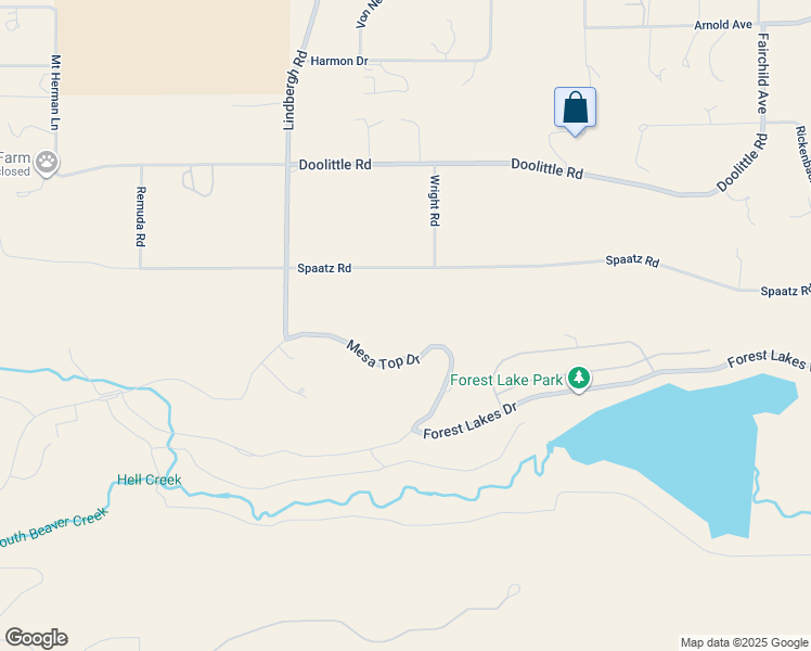 map of restaurants, bars, coffee shops, grocery stores, and more near 3465 Spaatz Road in Monument