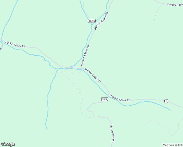 map of restaurants, bars, coffee shops, grocery stores, and more near Hacker Creek Road in Upshur County