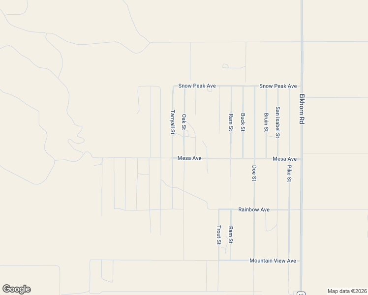 map of restaurants, bars, coffee shops, grocery stores, and more near Oak Street in Park County