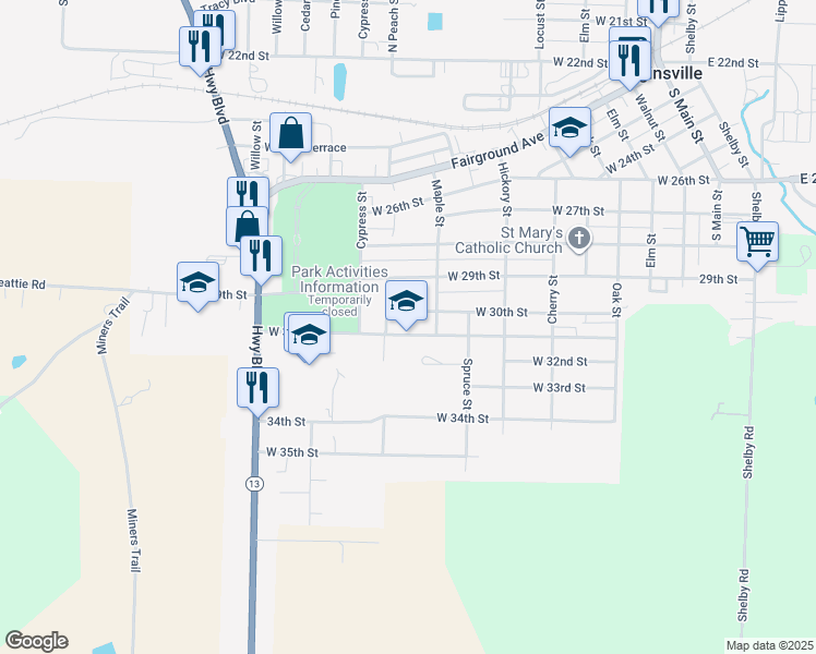 706 West 31st Street, Higginsville MO Walk Score