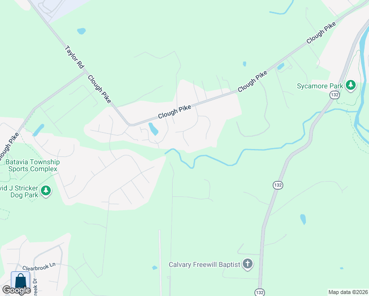 map of restaurants, bars, coffee shops, grocery stores, and more near 4263 Fox Ridge Drive in Batavia