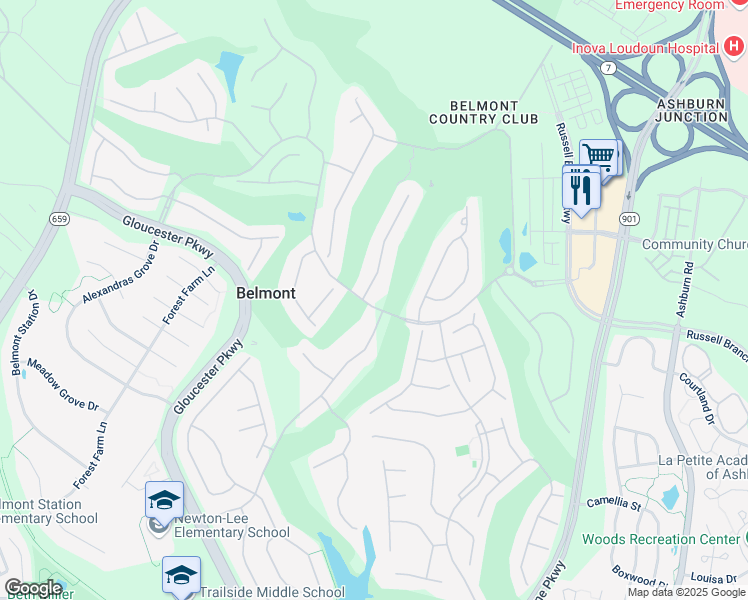 map of restaurants, bars, coffee shops, grocery stores, and more near 19884 Bethpage Court in Ashburn