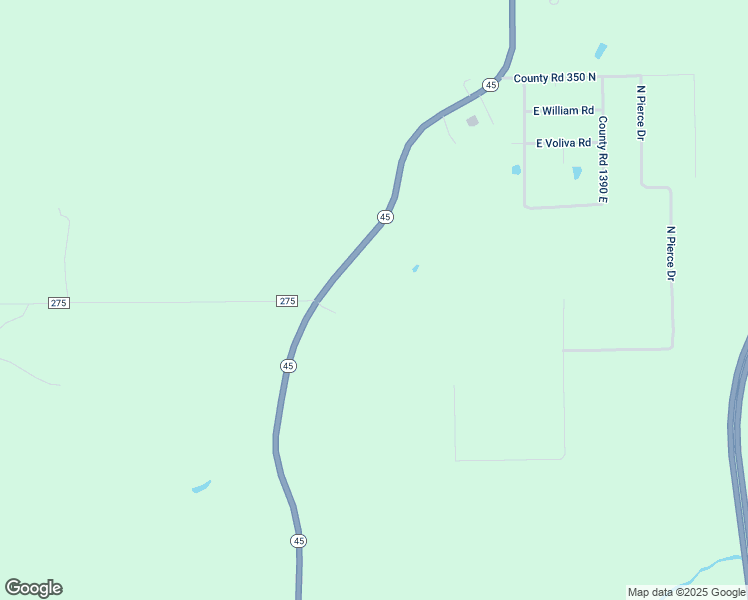 map of restaurants, bars, coffee shops, grocery stores, and more near 3078 Indiana 45 in Solsberry