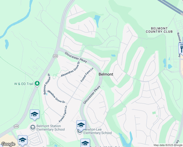 map of restaurants, bars, coffee shops, grocery stores, and more near 43341 Julie Martin Court in Ashburn