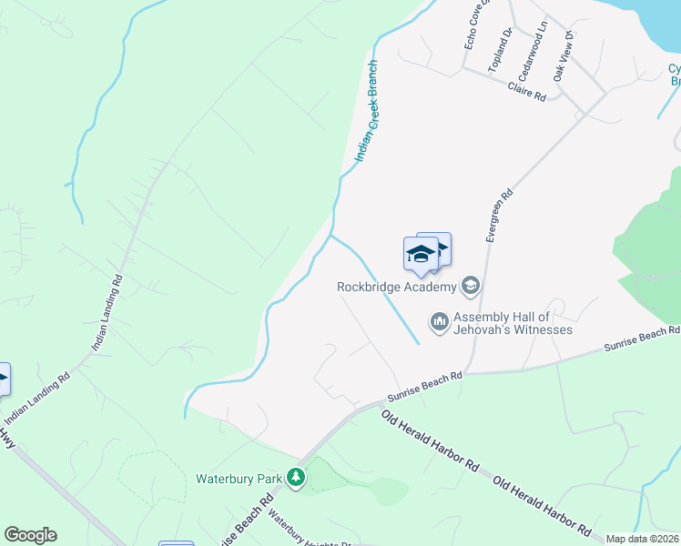 map of restaurants, bars, coffee shops, grocery stores, and more near 920 Indian Creek Lane in Crownsville