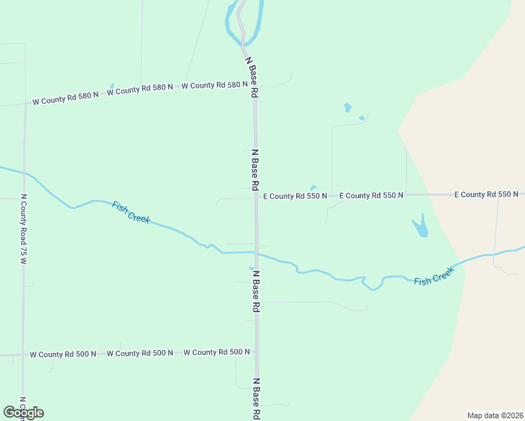 map of restaurants, bars, coffee shops, grocery stores, and more near 5470 North Base Road in North Vernon