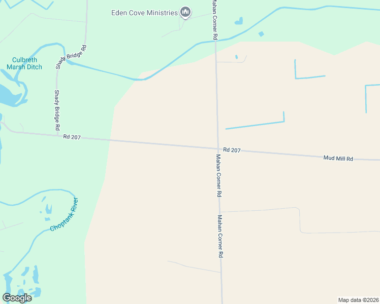 map of restaurants, bars, coffee shops, grocery stores, and more near 1558 Mud Mill Road in Marydel