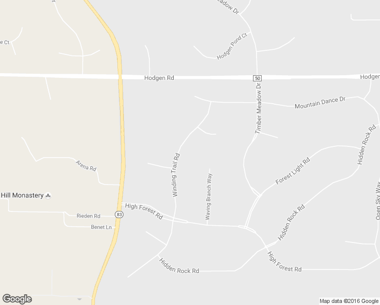 map of restaurants, bars, coffee shops, grocery stores, and more near 16075 Winding Trail Road in Colorado Springs