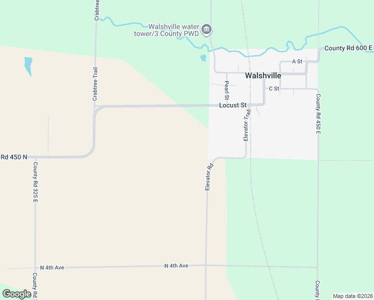 map of restaurants, bars, coffee shops, grocery stores, and more near 4191 Elevator Road in Walshville