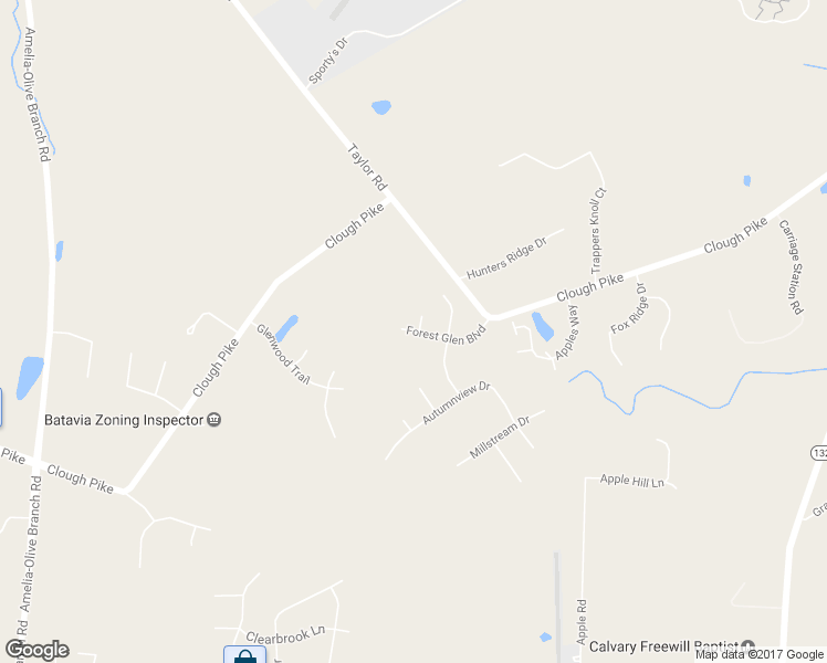 map of restaurants, bars, coffee shops, grocery stores, and more near 1306 Forest Glen Boulevard in Batavia