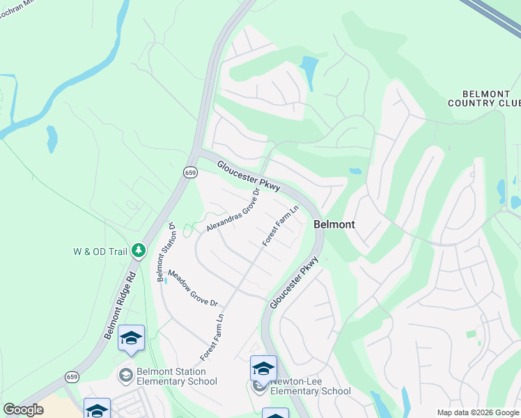 map of restaurants, bars, coffee shops, grocery stores, and more near 43290 Heather Leigh Ct in Ashburn