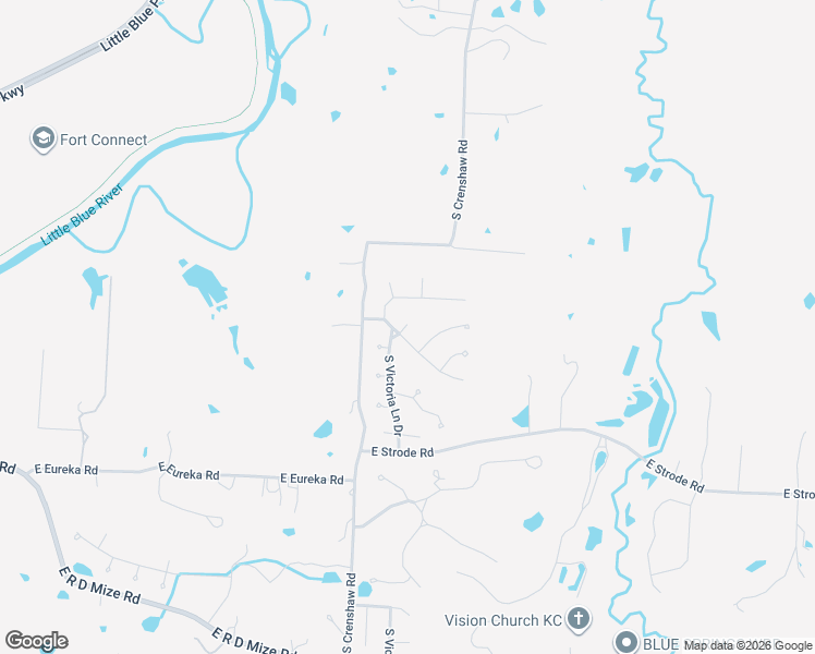 map of restaurants, bars, coffee shops, grocery stores, and more near 22711 East 27th Terrace Court South in Blue Springs