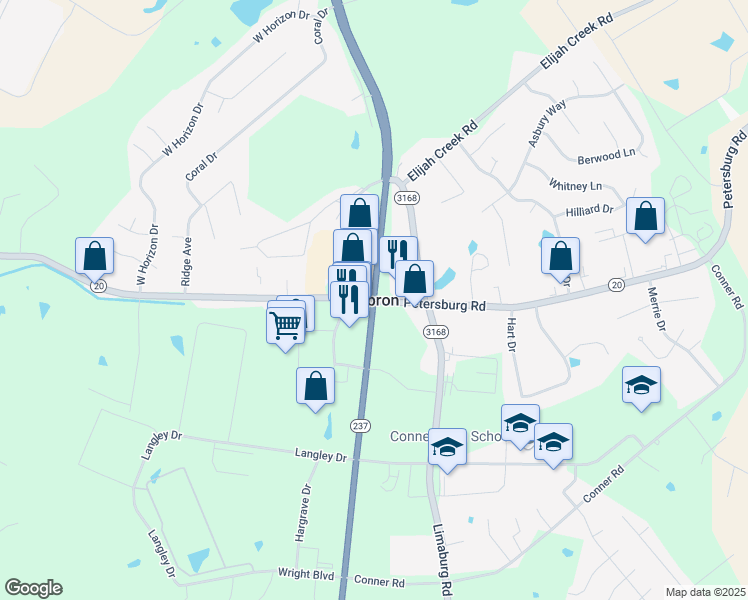 map of restaurants, bars, coffee shops, grocery stores, and more near in Hebron