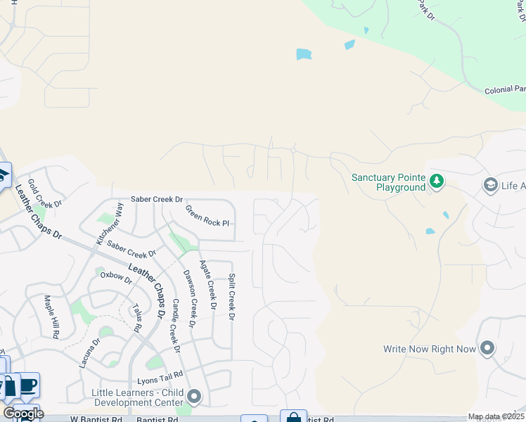 map of restaurants, bars, coffee shops, grocery stores, and more near 16041 Denver Pacific Drive in Monument