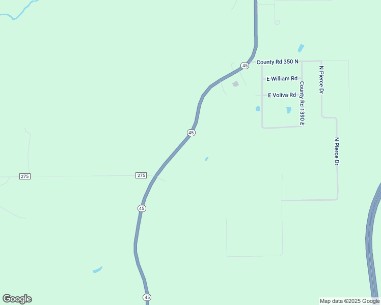 map of restaurants, bars, coffee shops, grocery stores, and more near 3078 Indiana 45 in Solsberry