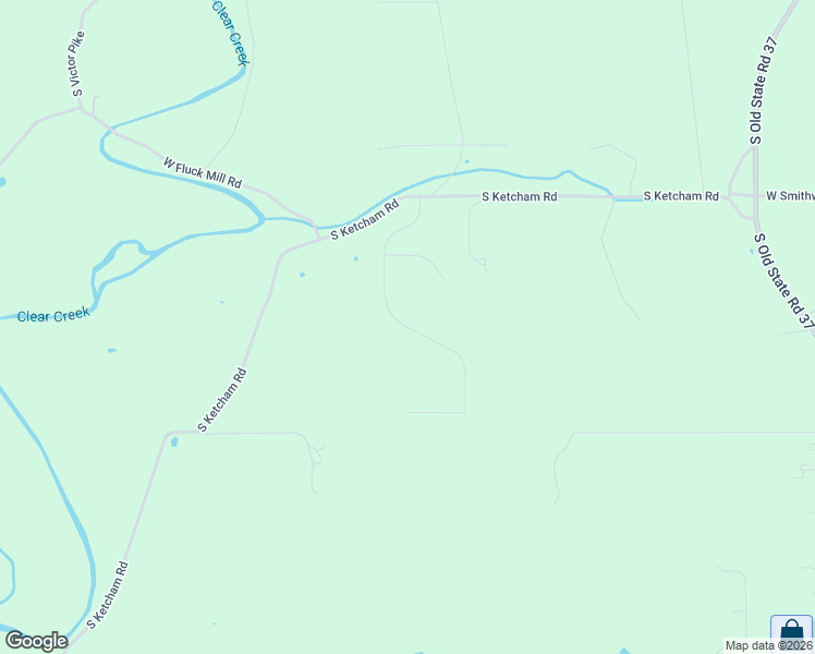 map of restaurants, bars, coffee shops, grocery stores, and more near South Sunday Drive in Bloomington