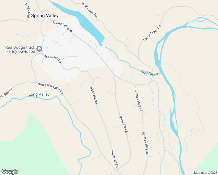 map of restaurants, bars, coffee shops, grocery stores, and more near 2687 River View Road in Clearlake Oaks
