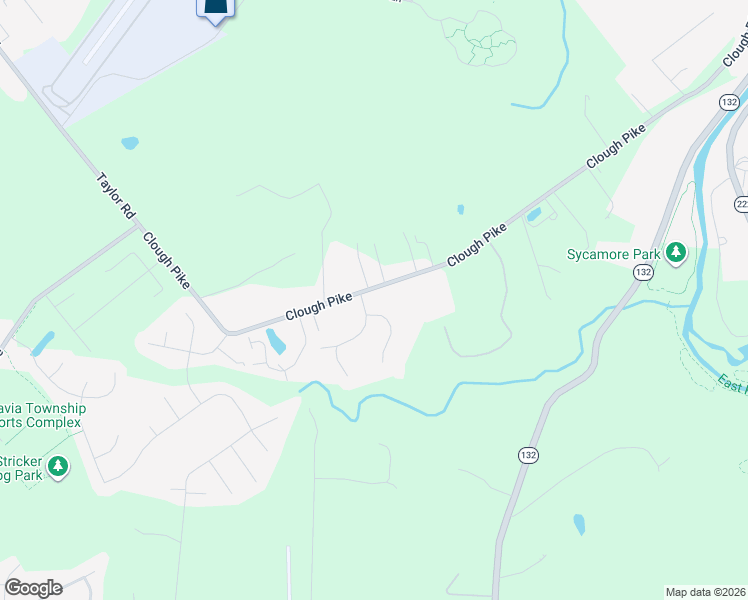 map of restaurants, bars, coffee shops, grocery stores, and more near 4296 Fox Ridge Drive in Batavia