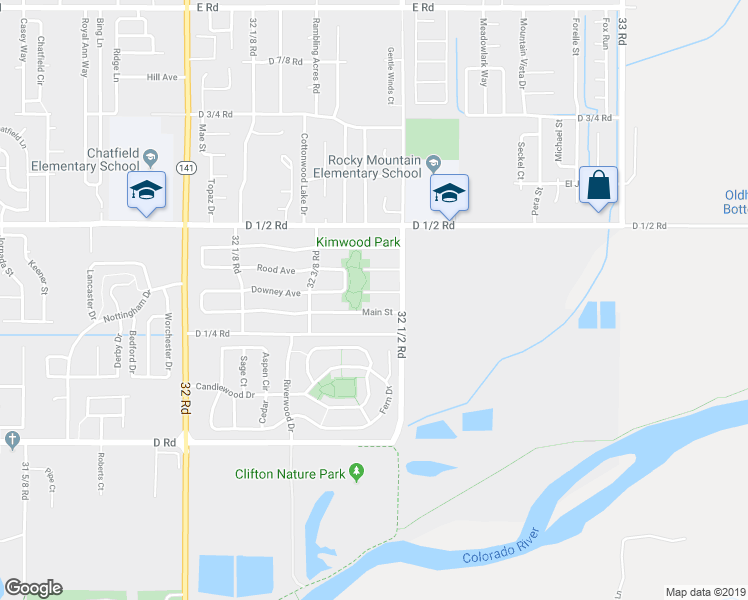 map of restaurants, bars, coffee shops, grocery stores, and more near 3243 Downey Court in Clifton