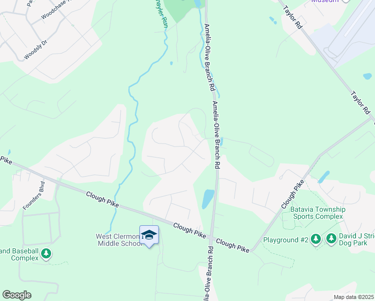map of restaurants, bars, coffee shops, grocery stores, and more near 4296 Preston Place in Batavia