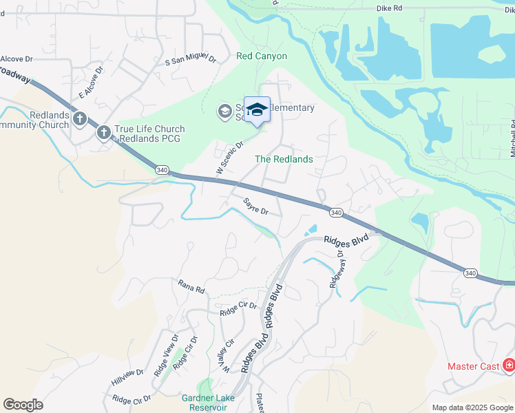 map of restaurants, bars, coffee shops, grocery stores, and more near 2392 Sayre Drive in Grand Junction