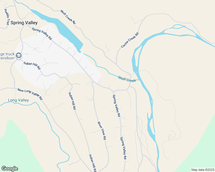 map of restaurants, bars, coffee shops, grocery stores, and more near 2691 Kumquat Way in Clearlake Oaks