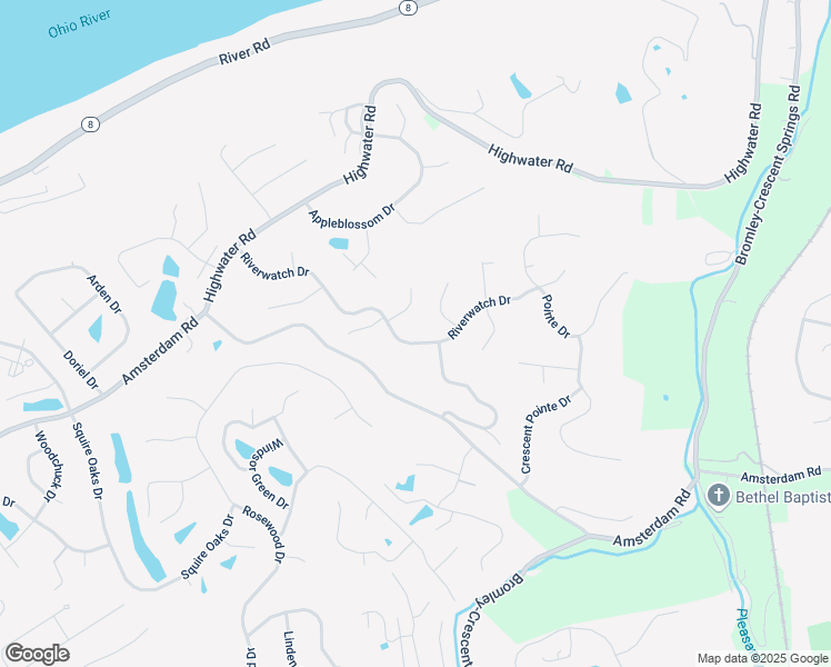 map of restaurants, bars, coffee shops, grocery stores, and more near 808 Winterberry Court in Villa Hills