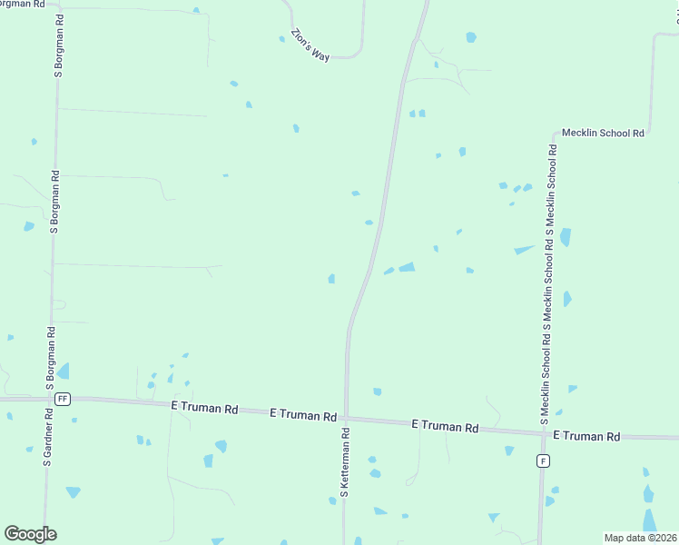 map of restaurants, bars, coffee shops, grocery stores, and more near 2400 South Outer Belt Road in Oak Grove