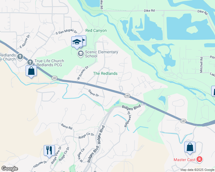 map of restaurants, bars, coffee shops, grocery stores, and more near 442 1/2 Sandia Drive in Grand Junction