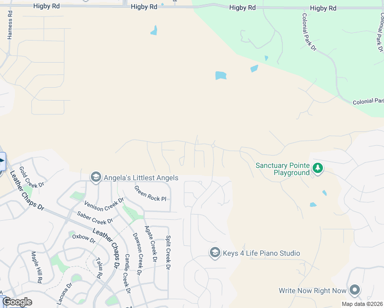 map of restaurants, bars, coffee shops, grocery stores, and more near 112 Saber Creek Drive in Monument
