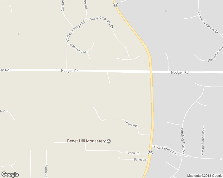 map of restaurants, bars, coffee shops, grocery stores, and more near 3285 Hodgen Road in Colorado Springs