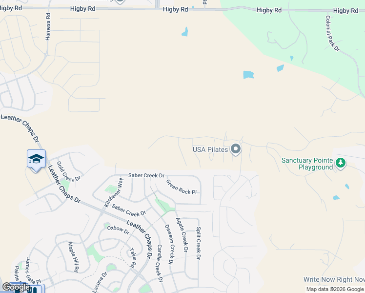map of restaurants, bars, coffee shops, grocery stores, and more near 182 Saber Creek Drive in Monument